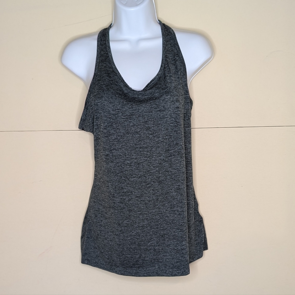 Nike Dri Fit Racer Back Tank Top Gray